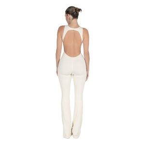 Backless Flare Davis Active Jumpsuit M/L